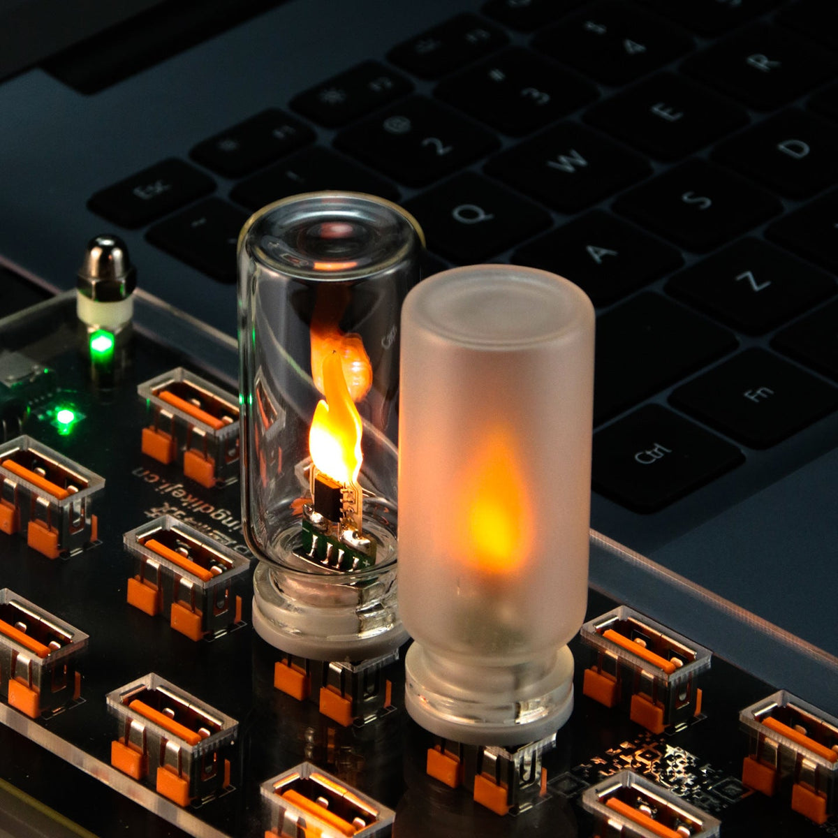 USB LED Flame Candle Light – Flickering Flameless Candle