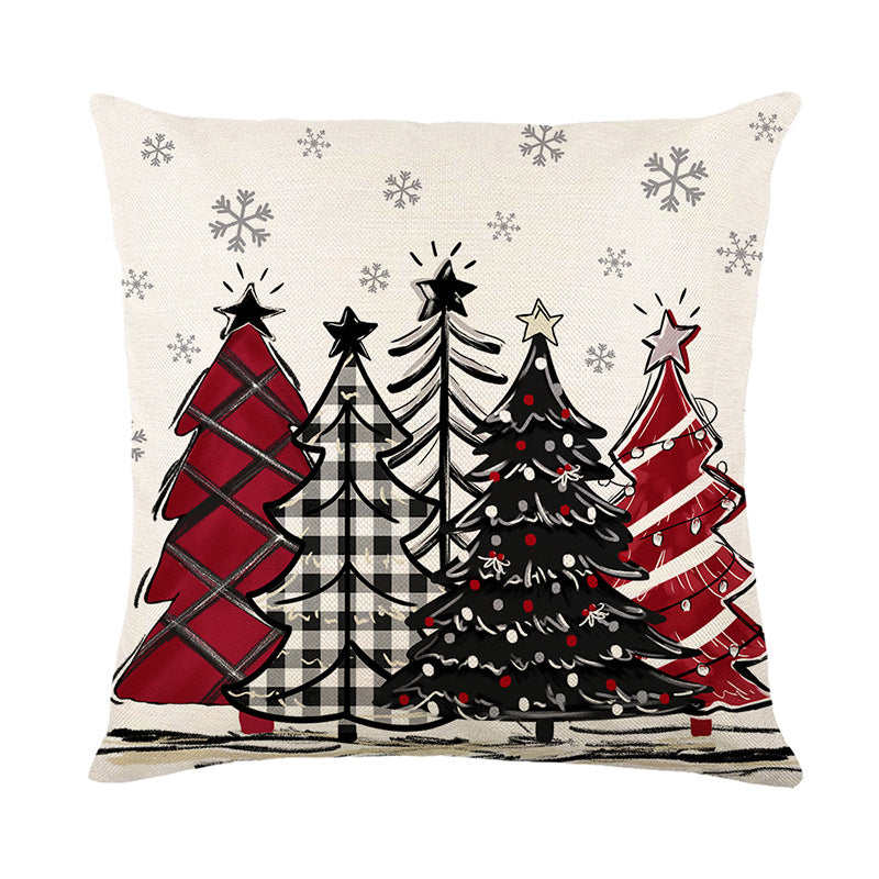 Christmas Cushion Covers – Festive Printed Designs, 45 × 45cm