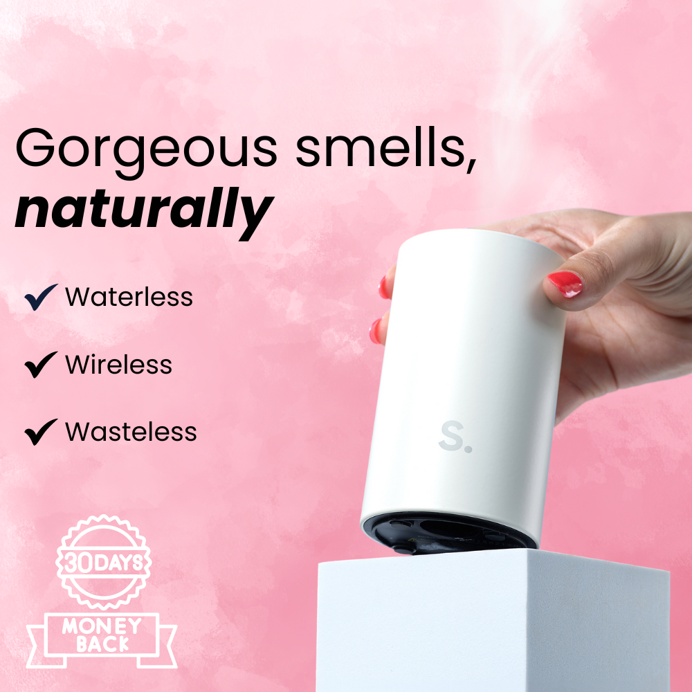 Halo Waterless Cordless Essential Oil Diffuser – Home Fragrance