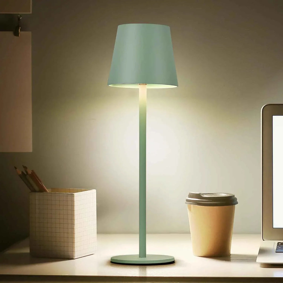 Cordless Rechargeable LED Table Lamp – Touch Dimmable, Various Colours