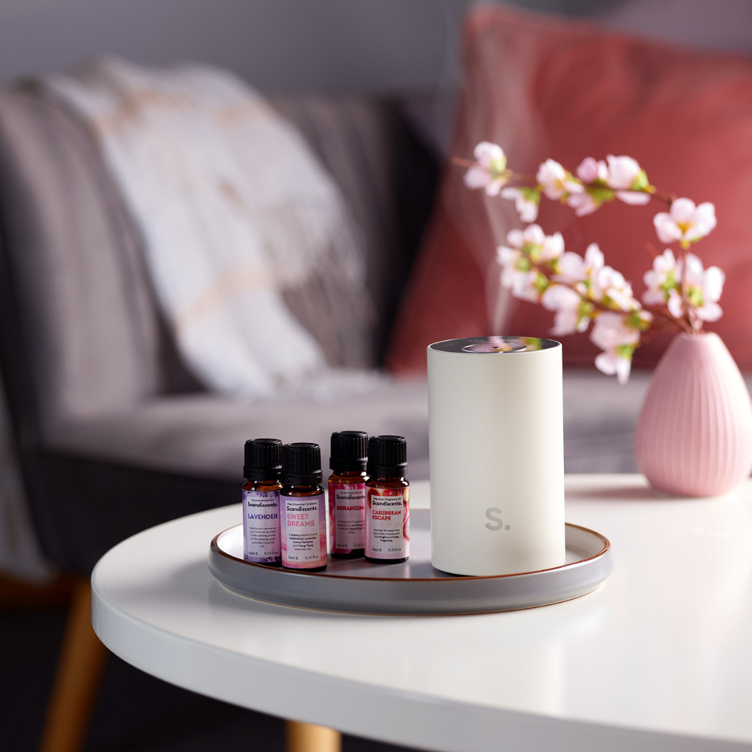 Halo Waterless Cordless Essential Oil Diffuser – Home Fragrance