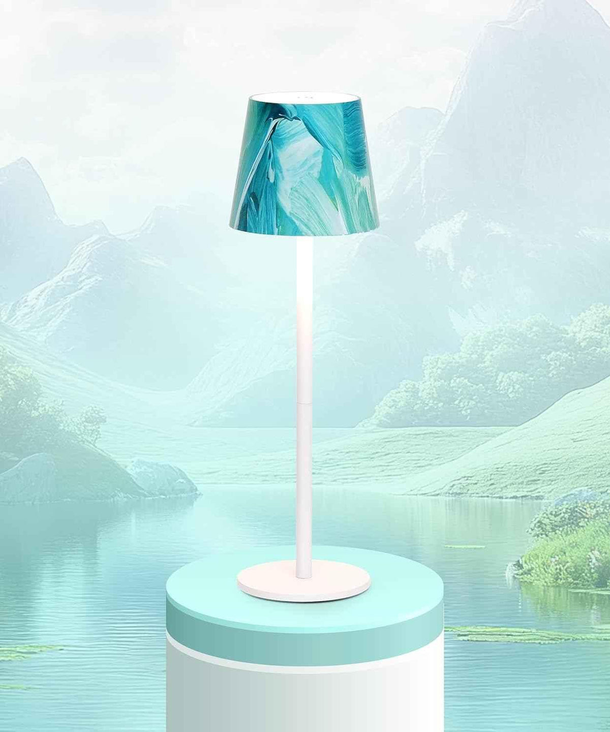 Cordless Rechargeable LED Table Lamp – Touch Dimmable, Various Colours