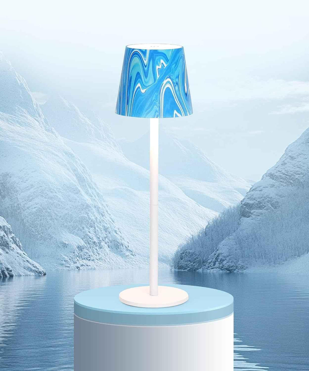 Cordless Rechargeable LED Table Lamp – Touch Dimmable, Various Colours