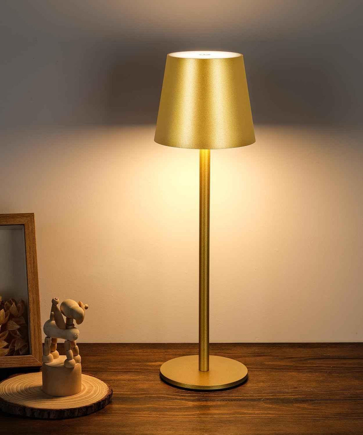 Cordless Rechargeable LED Table Lamp – Touch Dimmable, Various Colours