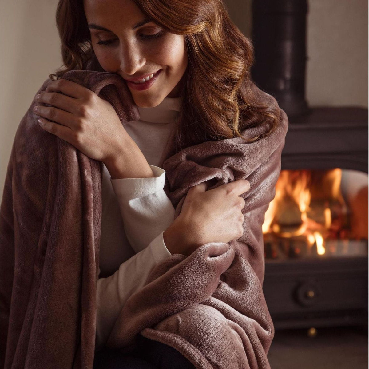 Luxury Thermal Fleece Throw – 180 × 200cm