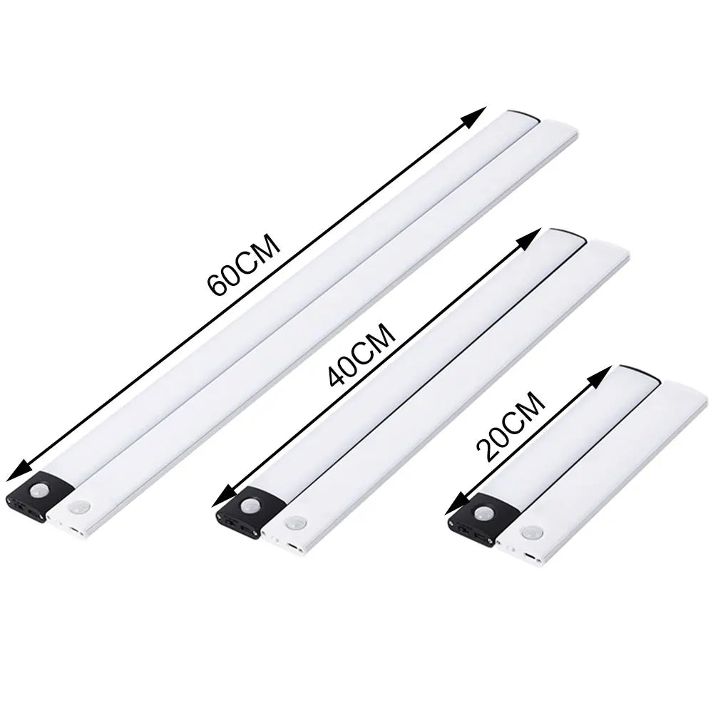 Wireless Rechargeable Motion Sensor Cabinet Light – USB LED Bar