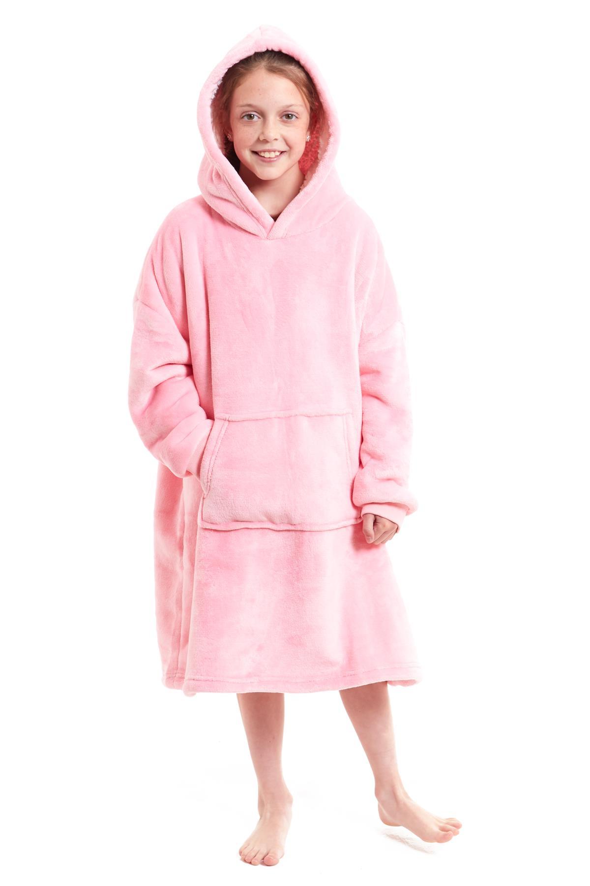 Olivia Rocco Kids Oversized Hooded Sherpa Fleece Blanket