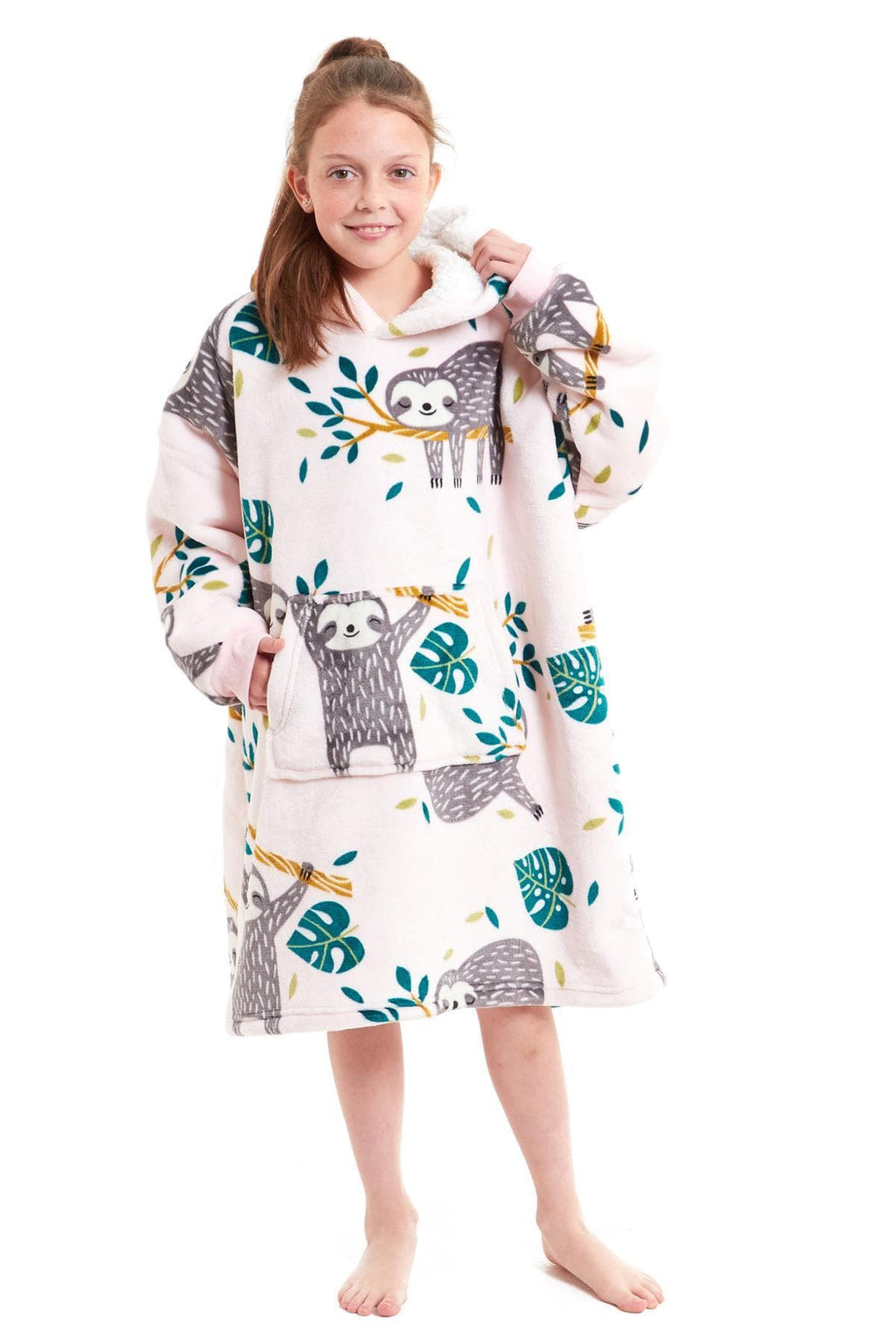 Olivia Rocco Kids Oversized Hooded Sherpa Fleece Blanket