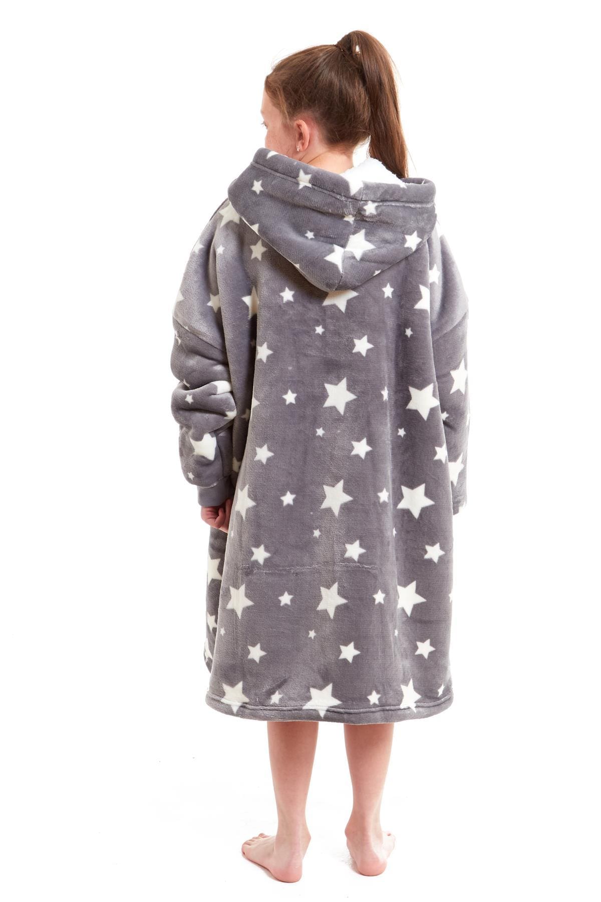 Olivia Rocco Kids Oversized Hooded Sherpa Fleece Blanket