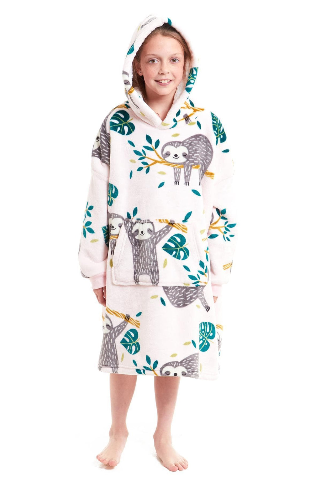 Olivia Rocco Kids Oversized Hooded Sherpa Fleece Blanket