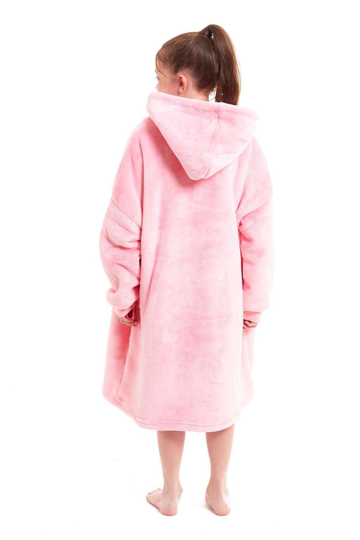 Olivia Rocco Kids Oversized Hooded Sherpa Fleece Blanket