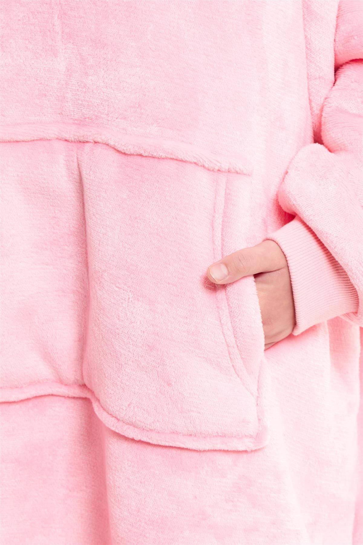 Olivia Rocco Kids Oversized Hooded Sherpa Fleece Blanket