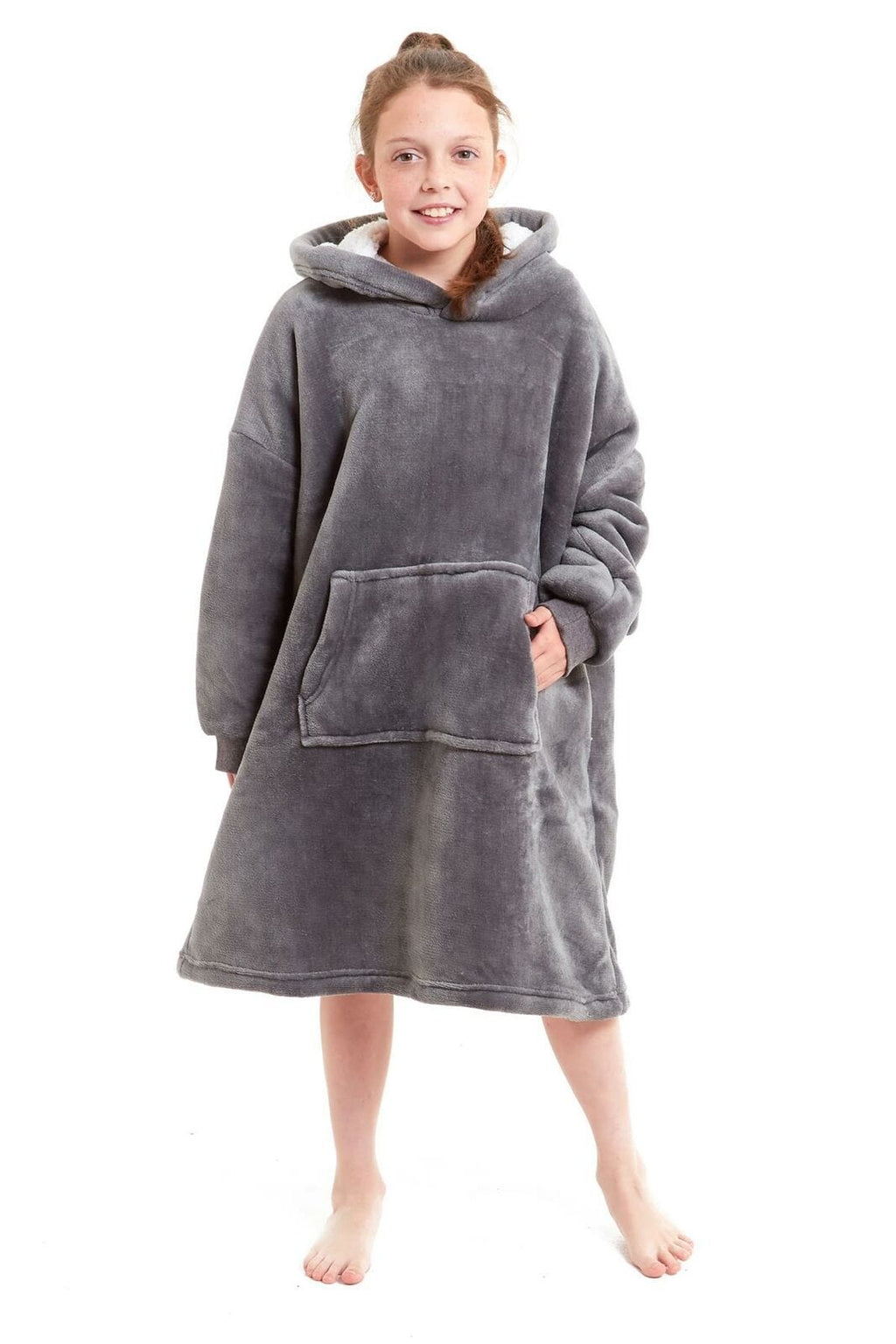 Olivia Rocco Kids Oversized Hooded Sherpa Fleece Blanket