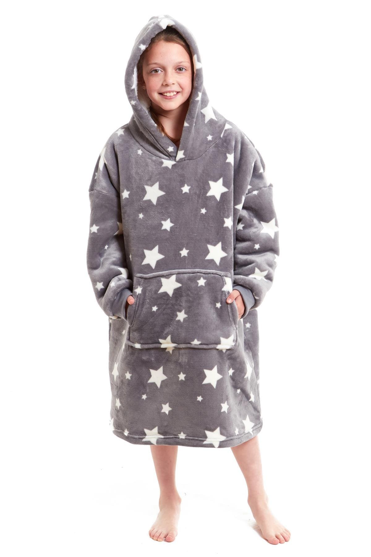 Olivia Rocco Kids Oversized Hooded Sherpa Fleece Blanket