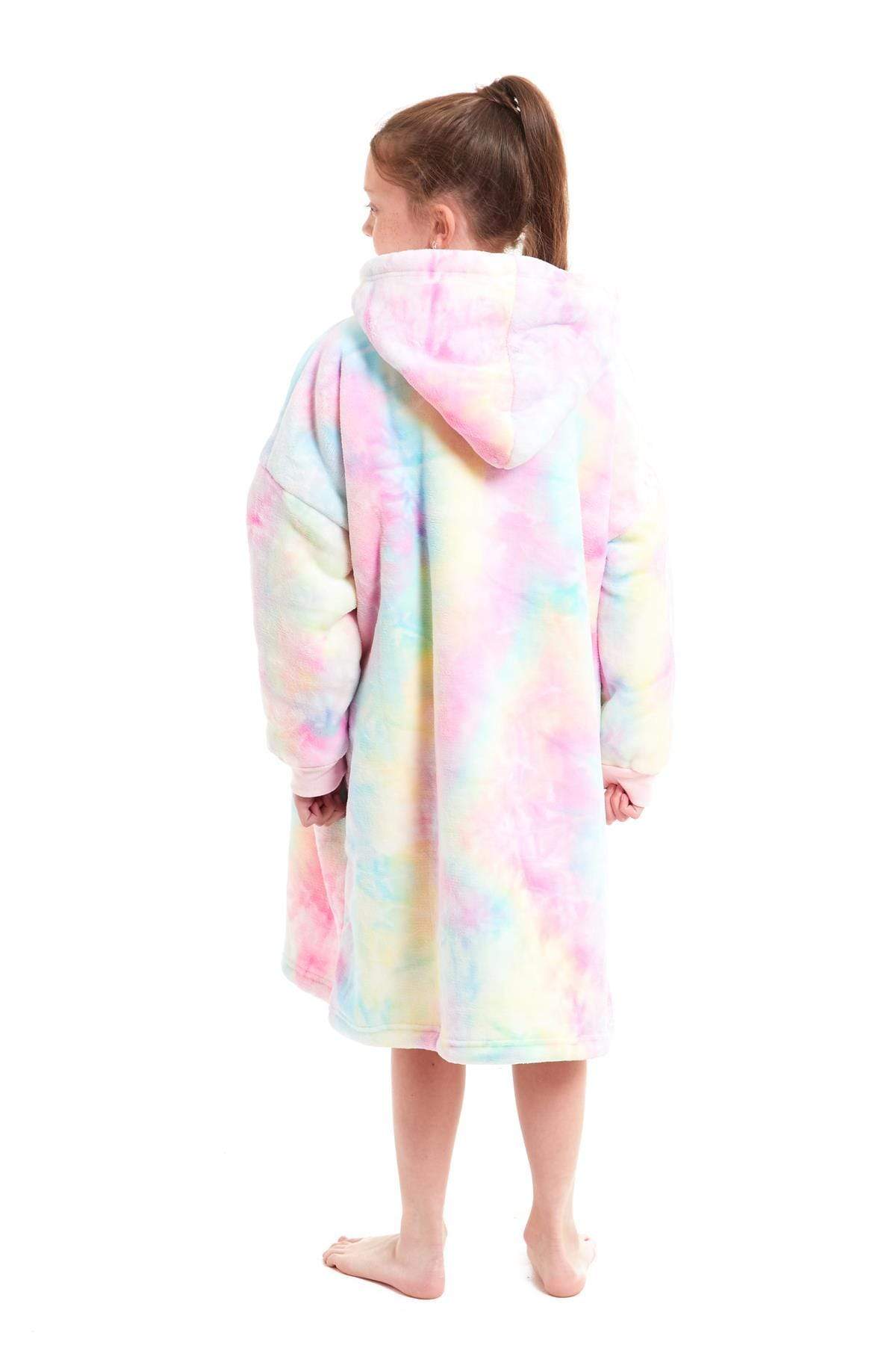 Olivia Rocco Kids Oversized Hooded Sherpa Fleece Blanket