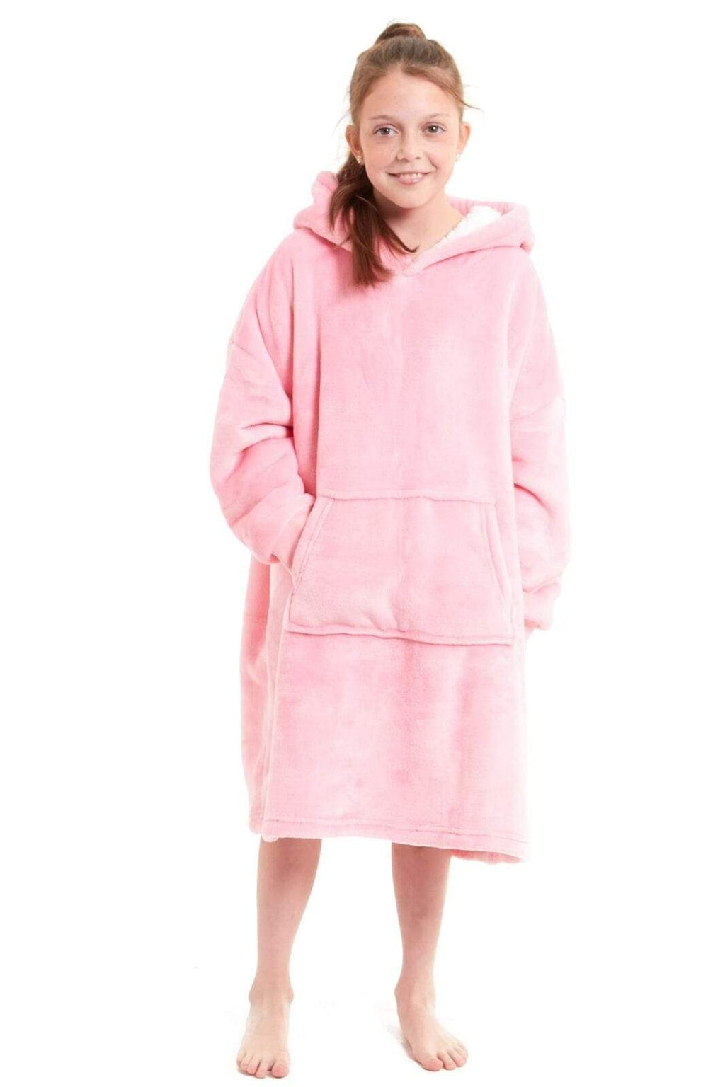 Olivia Rocco Kids Oversized Hooded Sherpa Fleece Blanket