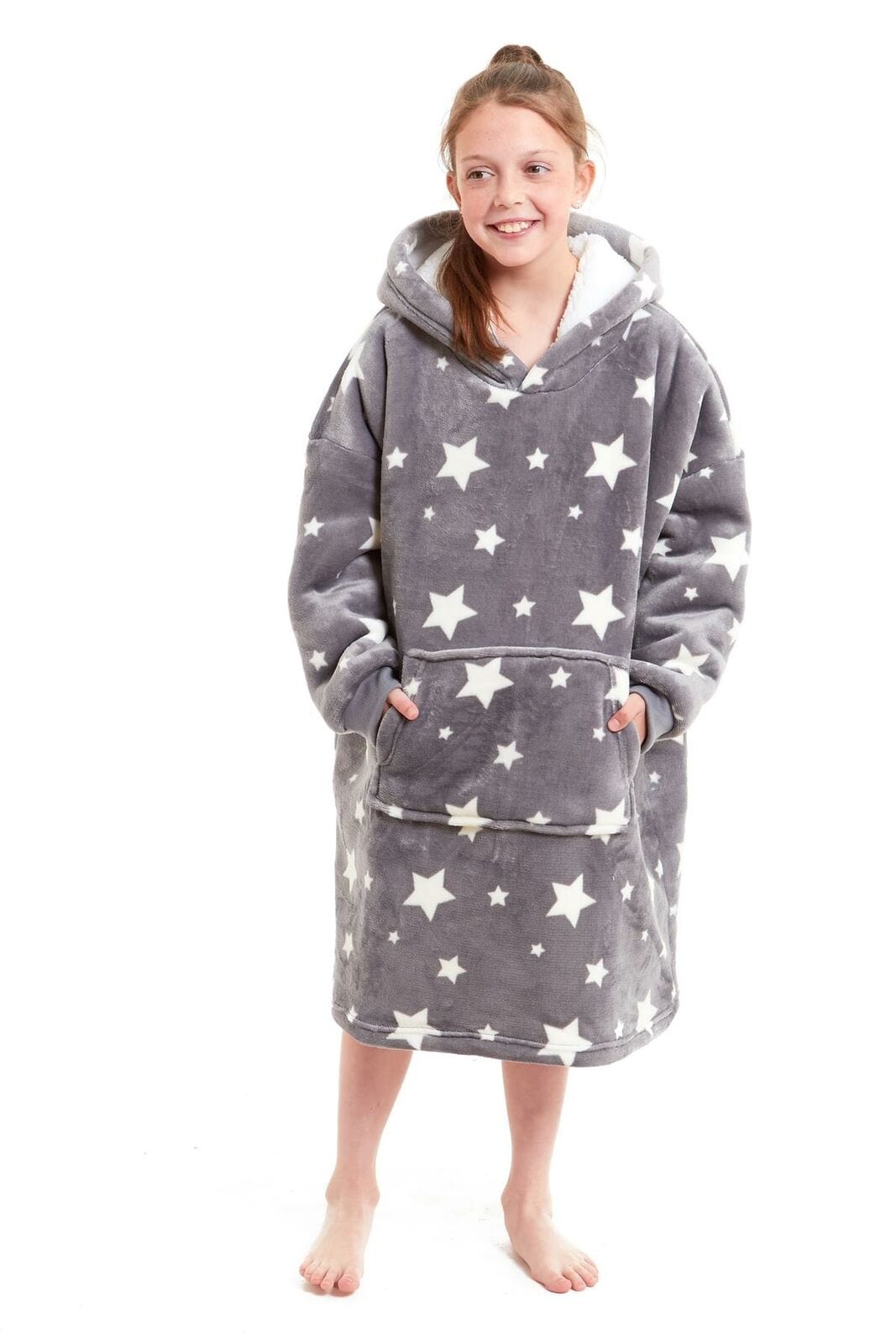 Olivia Rocco Kids Oversized Hooded Sherpa Fleece Blanket