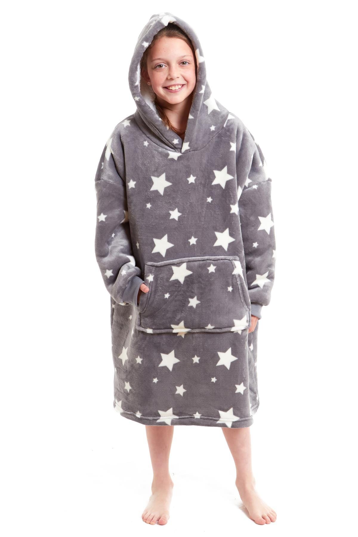Olivia Rocco Kids Oversized Hooded Sherpa Fleece Blanket