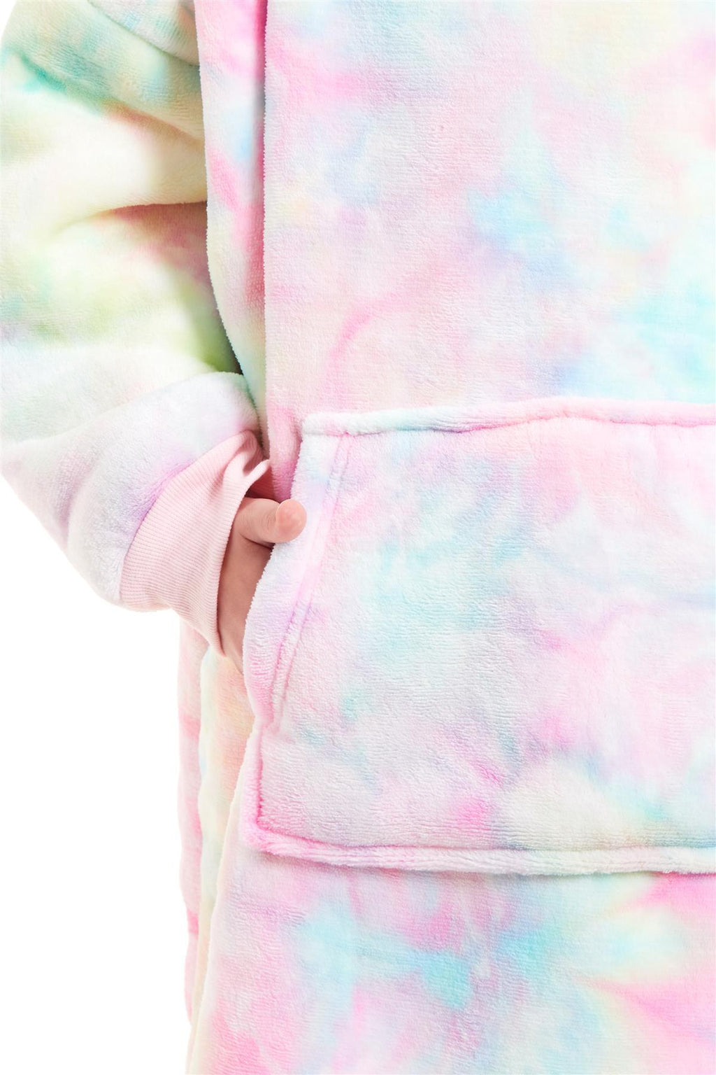 Olivia Rocco Kids Oversized Hooded Sherpa Fleece Blanket
