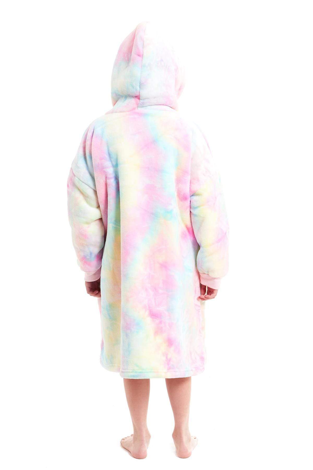 Olivia Rocco Kids Oversized Hooded Sherpa Fleece Blanket