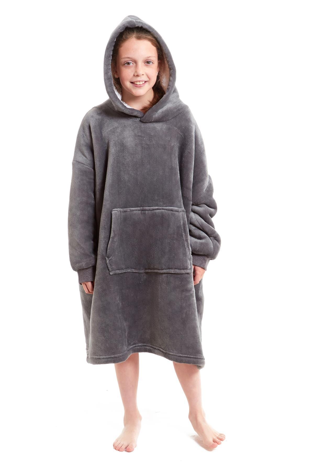Olivia Rocco Kids Oversized Hooded Sherpa Fleece Blanket