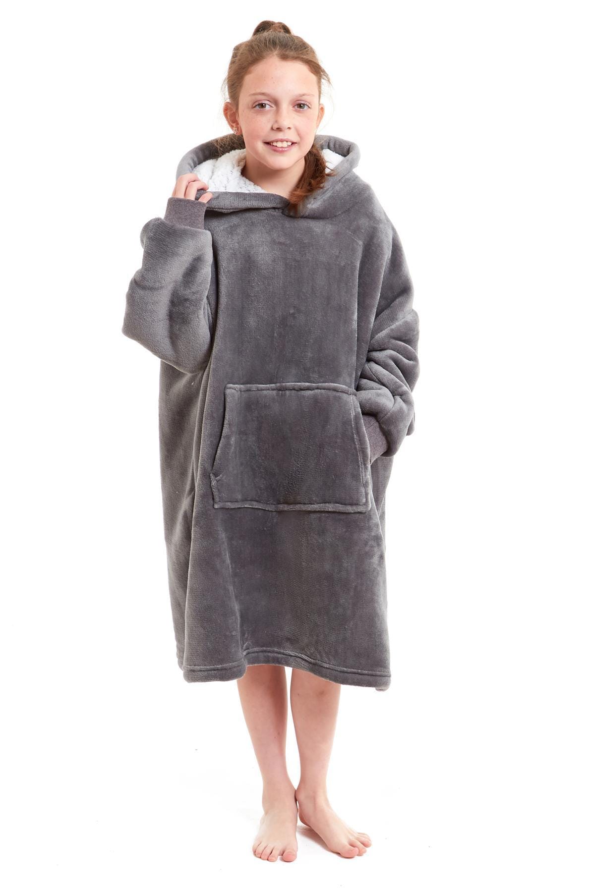 Olivia Rocco Kids Oversized Hooded Sherpa Fleece Blanket