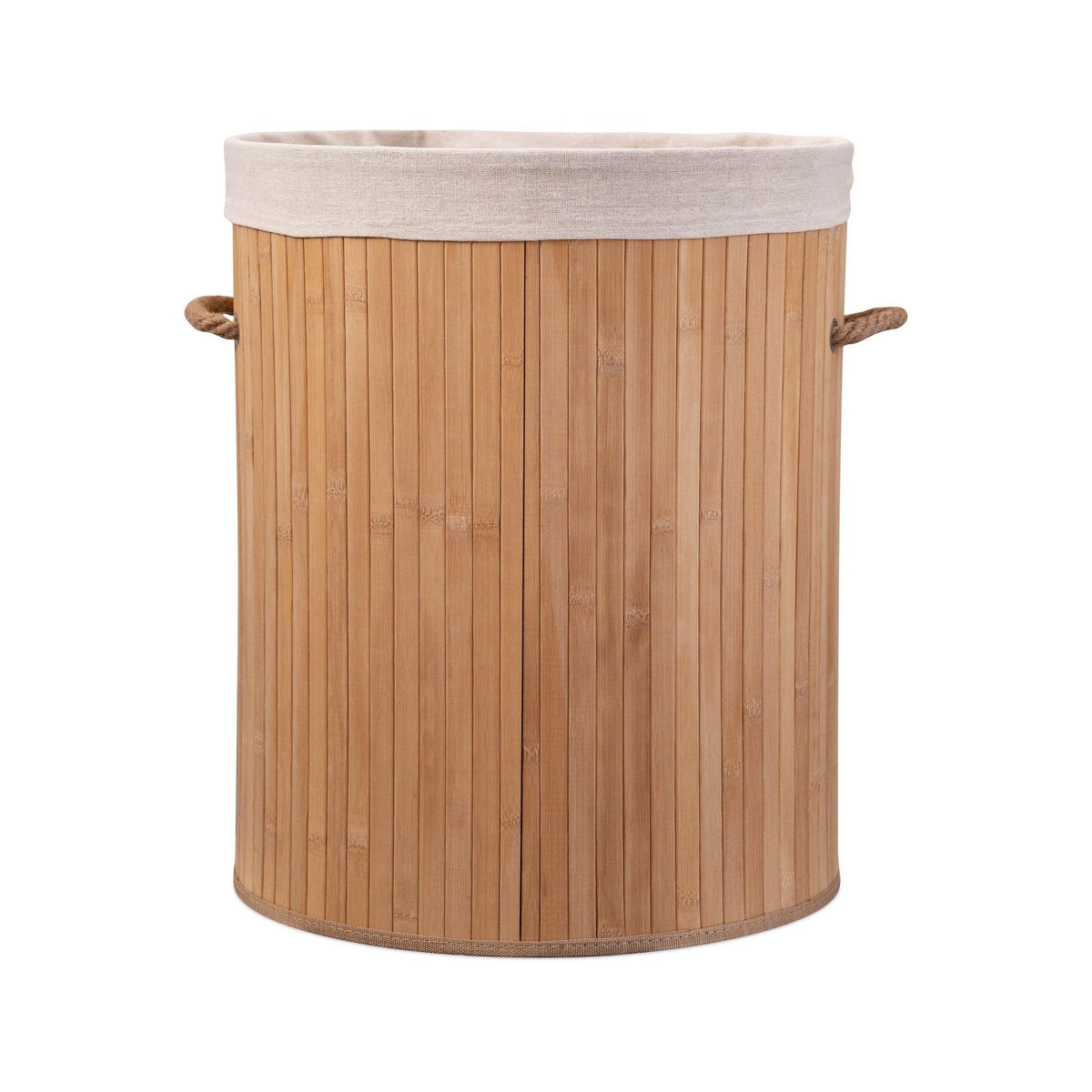 Eco Bath London Bamboo Laundry Basket with Lid – 55L