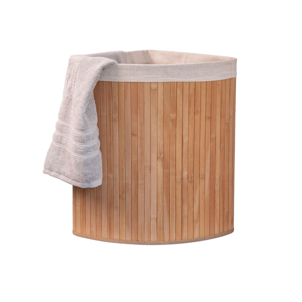 Eco Bath London Bamboo Laundry Basket with Lid – 55L