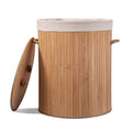Eco Bath London Bamboo Laundry Basket with Lid – 55L