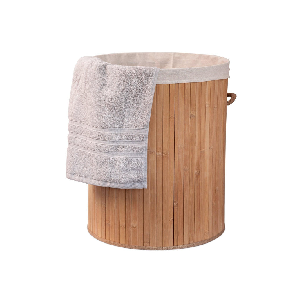 Eco Bath London Bamboo Laundry Basket with Lid – 55L