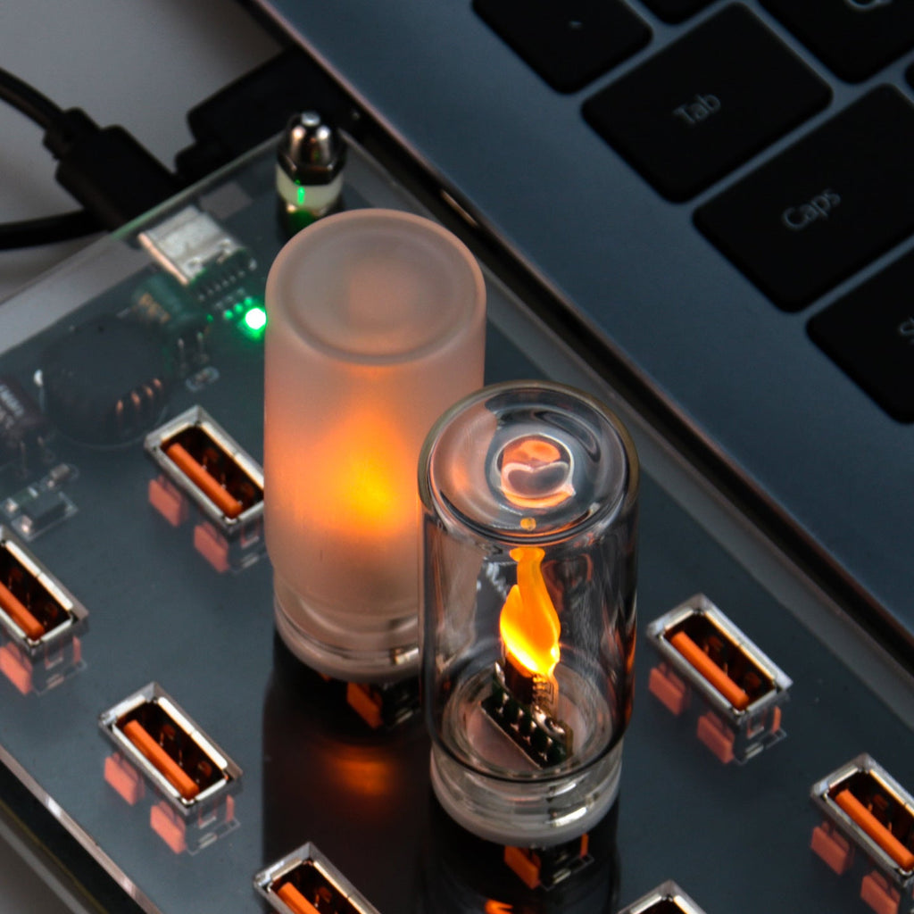 USB LED Flame Candle Light – Flickering Flameless Candle
