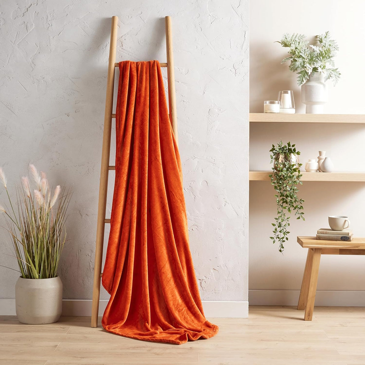 Olivia Rocco Ultra-Soft Flannel Fleece Throw Blanket – Sofa & Bed