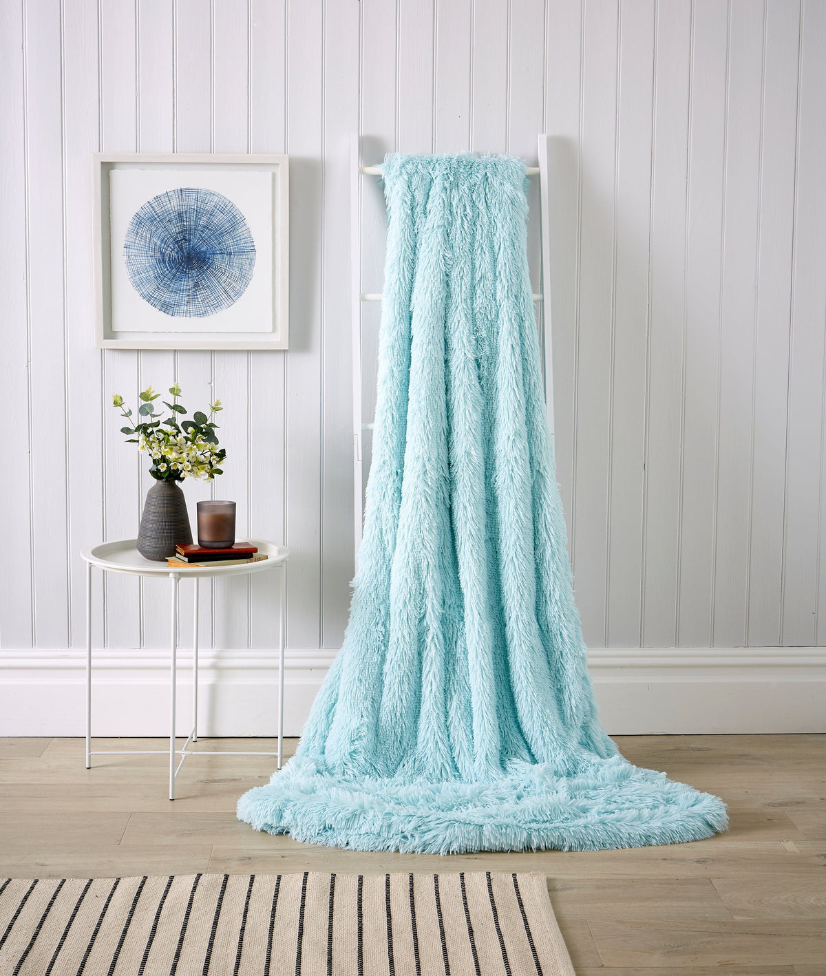 Olivia Rocco Chunky Faux Fur Fleece Throw Blanket – Sofa & Bed